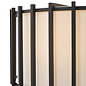 Nara - 4 Light Black Pendant Light - Matt Black and Ivory