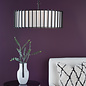 Nara - 8 Light Black Pendant Light - Matt Black and Ivory