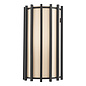 Nara – Black Wall Light - Matt Black and Ivory