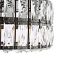 Aurelia – 4 Light Crystal Ceiling Light - Matt Black and Crystal