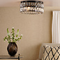 Aurelia – 4 Light Crystal Ceiling Light - Matt Black and Crystal