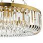 Hikari – 8 Light Crystal Chandelier – Satin Gold and Crystal