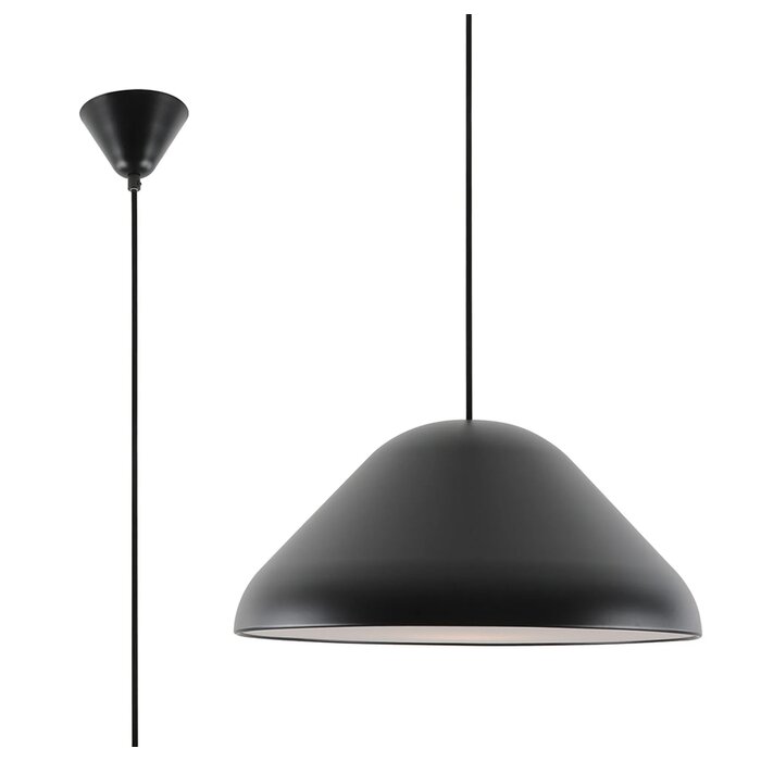 Mono - Minimalist Black Pendant - Large