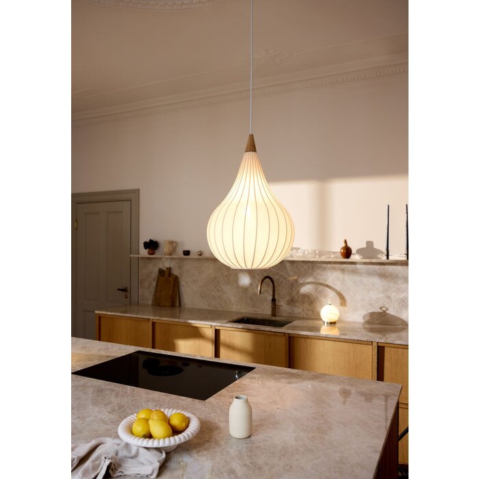 Drops - White Pendant Light - Medium
