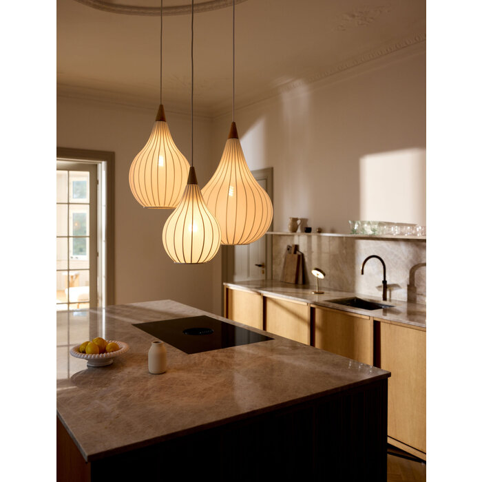 Drops - White Pendant Light - Medium