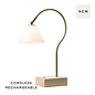 Question - Rechargeable Cordless Table Lamp - Brass & Granite