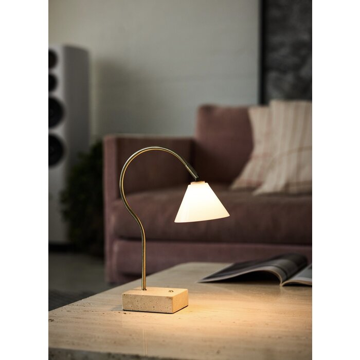 Question - Rechargeable Cordless Table Lamp - Black, Antique Brass & Granite