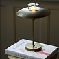 Stepp - Scandi Rechargeable Cordless Table Lamp - Antique Brass