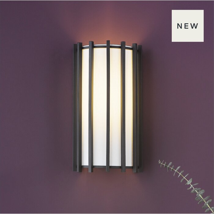 Nara – Black Wall Light - Matt Black and Ivory