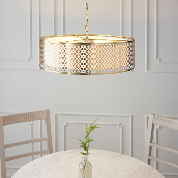 Tessa - Modern Pendant Light - Gold - Medium
