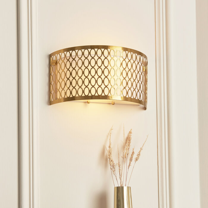 Tessa - Modern Wall Lights for Living Room, Bedroom, Hallways - Gold