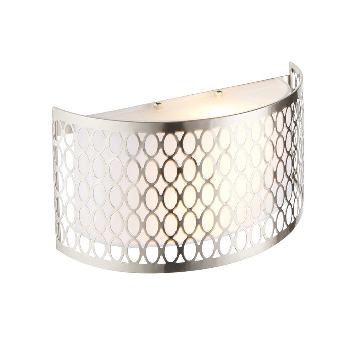 Tessa - Modern Wall Lights for Living Room, Bedroom, Hallways - Satin Nickel