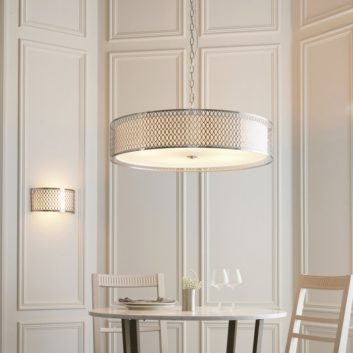 Tessa - Modern Wall Lights for Living Room, Bedroom, Hallways - Satin Nickel