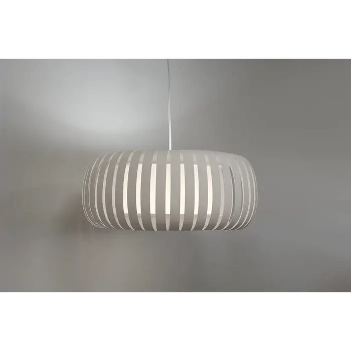 Luna - Modern Pendant Lampshade - White - Large