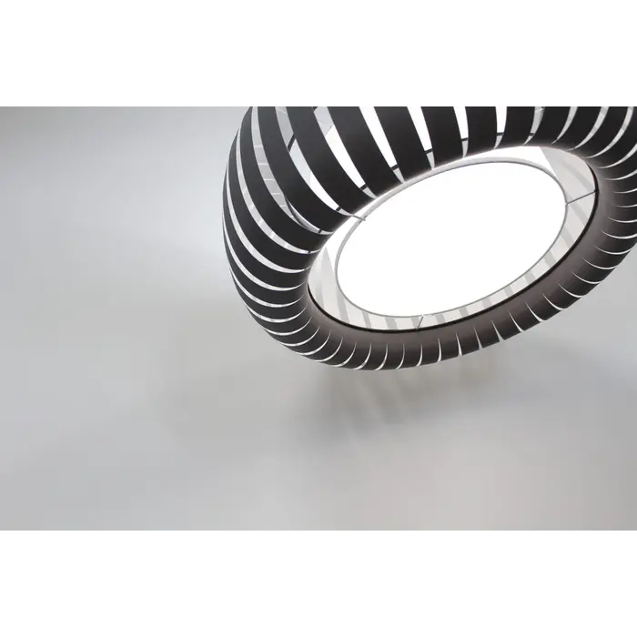 Luna - Modern Pendant Lampshade - Dark Grey - Small