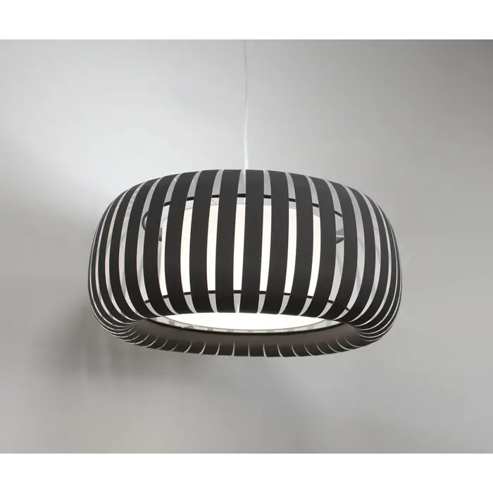 Luna - Modern Pendant Lampshade - Dark Grey - Small