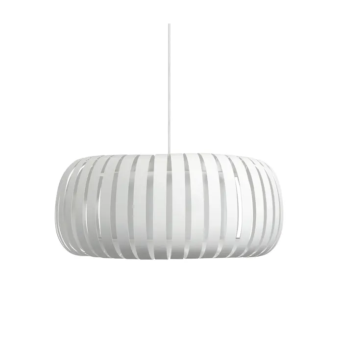 Luna - Modern Pendant Lampshade - White - Small