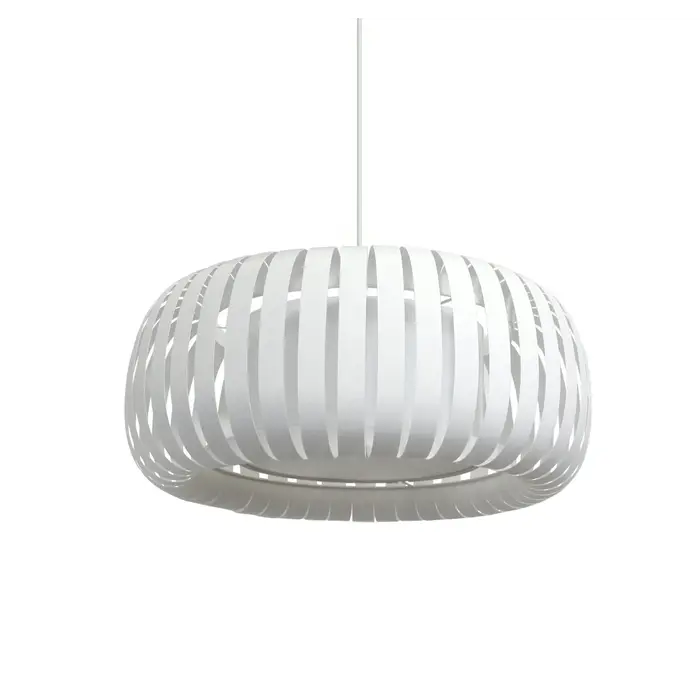Luna - Modern Pendant Lampshade - White - Small