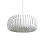 Luna - Modern Pendant Lampshade - White - Small