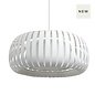 Luna - Modern Pendant Lampshade - White - Small