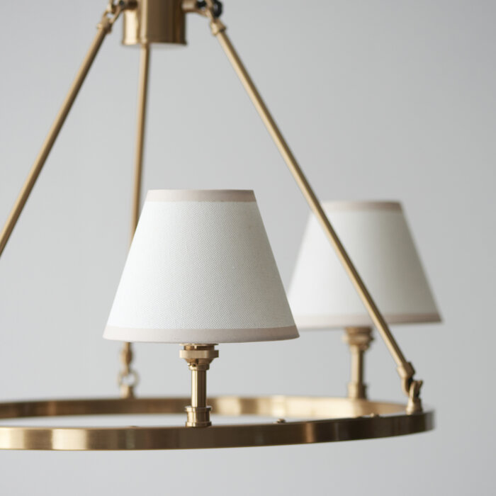 Ivybridge - Brass Chandelier  - Small