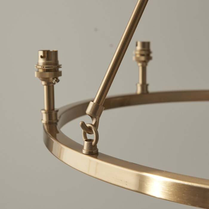 Ivybridge - Brass Chandelier  - Small