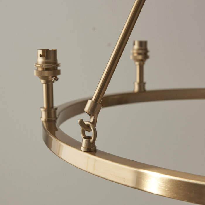 Ivybridge - Brass Chandelier  - Large