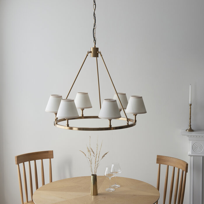 Ivybridge - Brass Chandelier  - Large