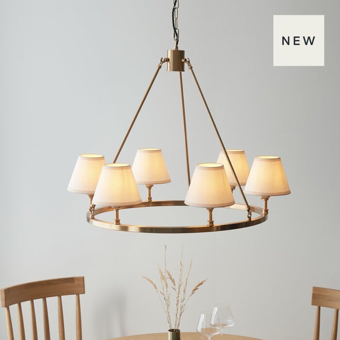 Ivybridge - Brass Chandelier  - Large