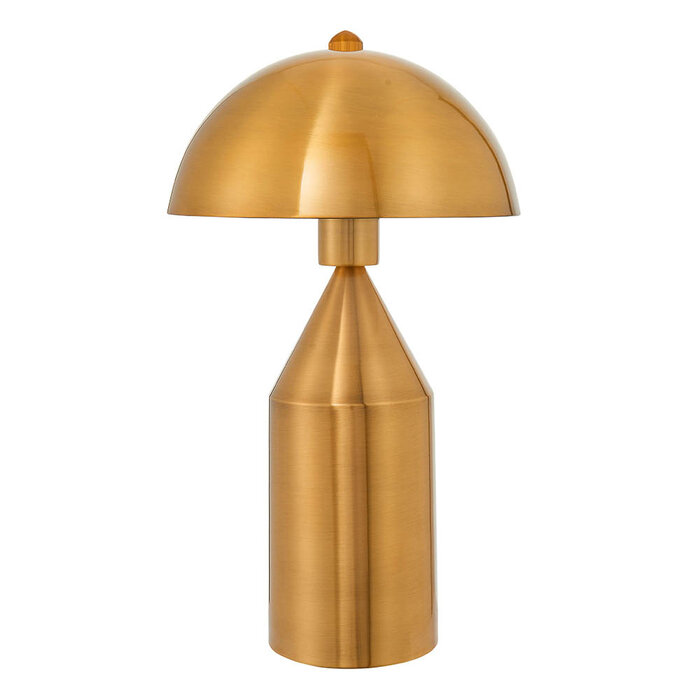 Mid Century Brass Dome Table Lamp