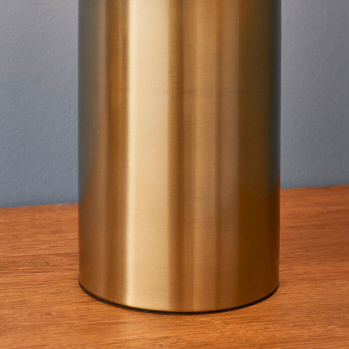 Mid Century Brass Dome Table Lamp