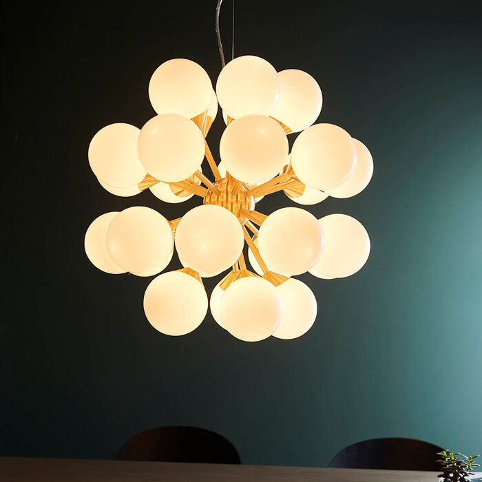 Marcel - Large  Mid Century Feature Light - Brushed Brass