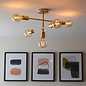 Appleton - Designer Industrial Ceiling Light in Brushed Brass