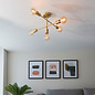 Appleton - Designer Industrial Ceiling Light in Brushed Brass
