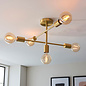 Appleton - Designer Industrial Ceiling Light in Brushed Brass