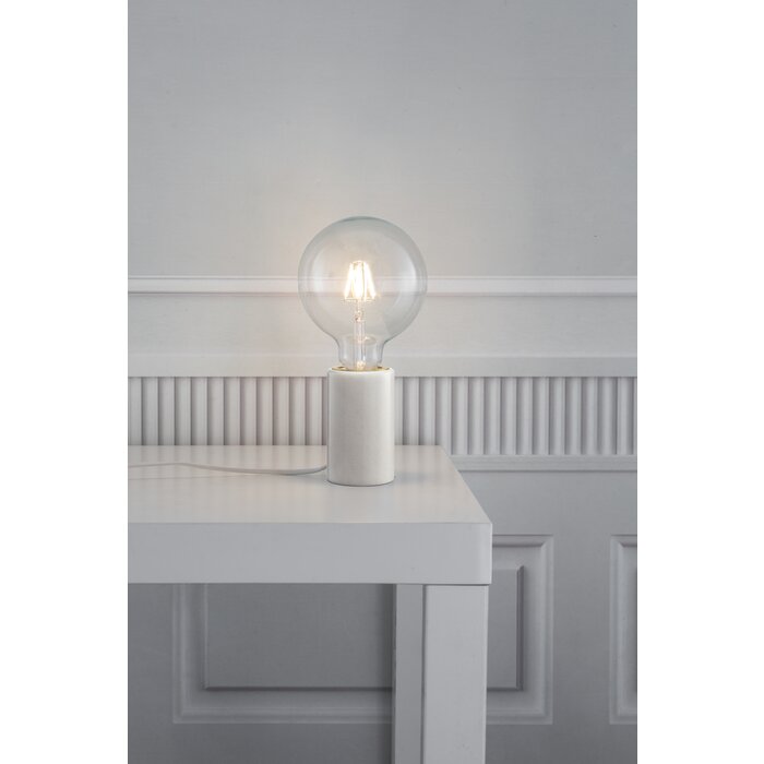 Jackson - Solid White Marble Table Lamp