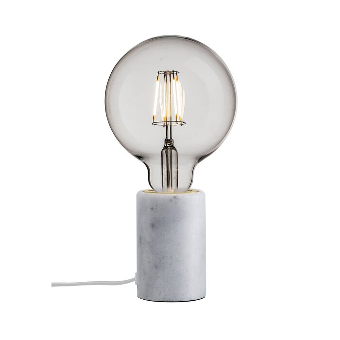 Jackson - Solid White Marble Table Lamp
