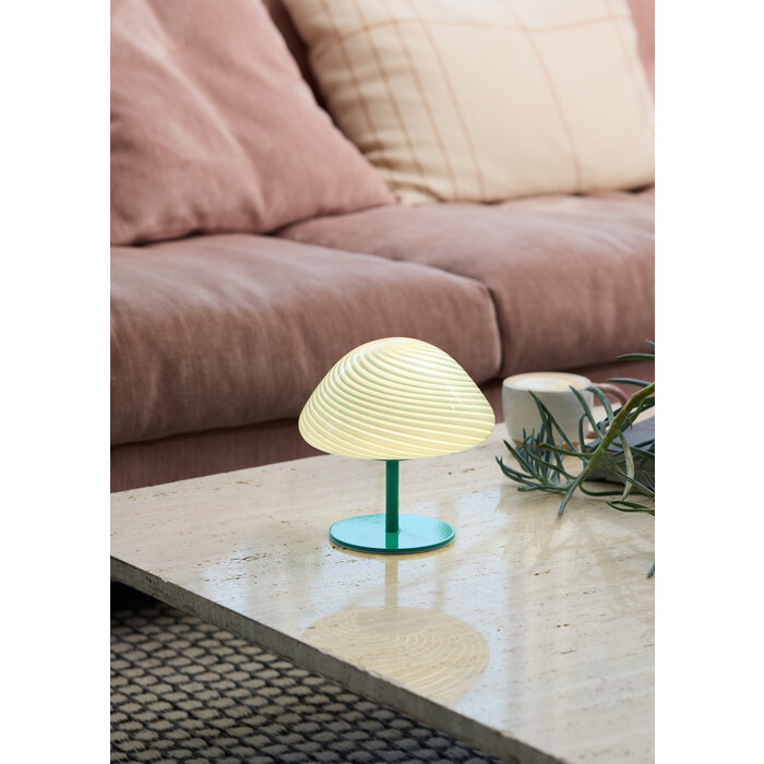 Malvina - Mini Mushroom Table Lamp - Turquoise