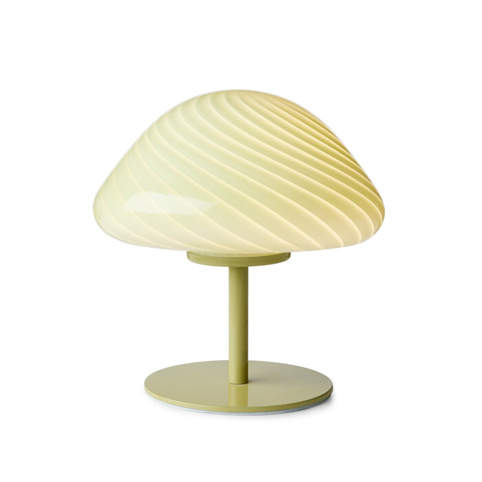 Malvina - Mini Mushroom Table Lamp - Olive