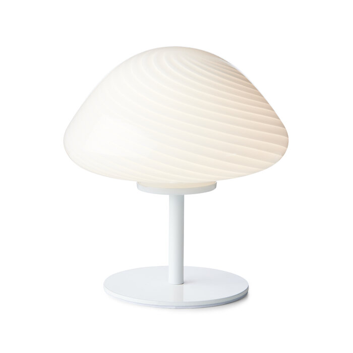 Malvina - Mini Mushroom Table Lamp - White