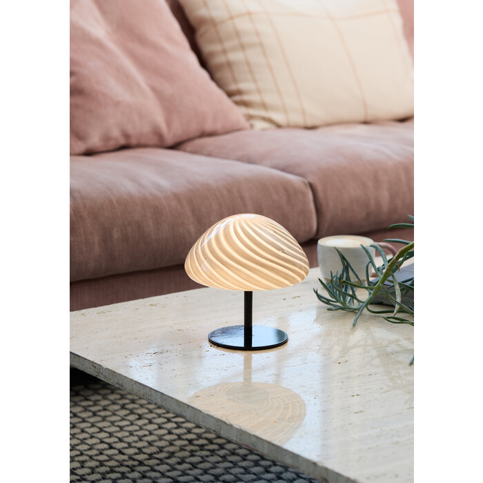 Malvina - Mini Mushroom Table Lamp - Black