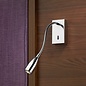 Radley - Hotel - Gooseneck LED Reading Wall Light - Polished Chrome