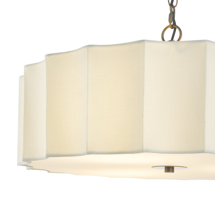 Drift - Scalloped Minimalist Pendant Light