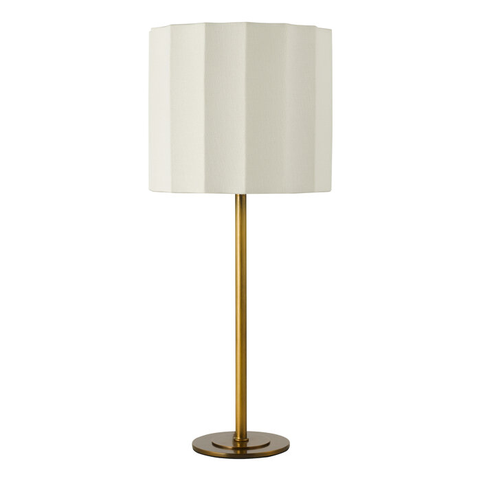 Drift - Scalloped Minimalist Table Lamp