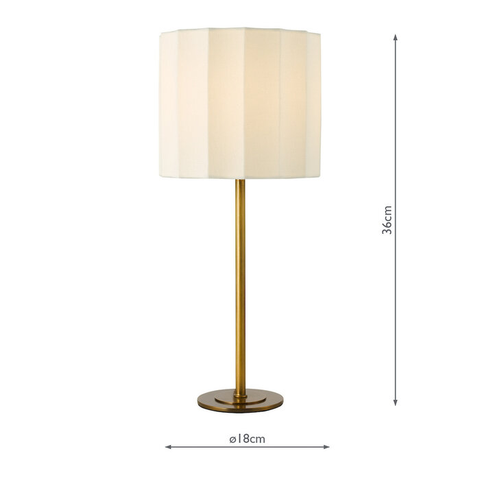 Drift - Scalloped Minimalist Table Lamp
