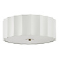 Drift - Scalloped Minimalist Flush Ceiling Light
