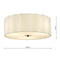 Drift - Scalloped Minimalist Flush Ceiling Light