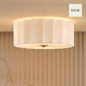 Drift - Scalloped Minimalist Flush Ceiling Light