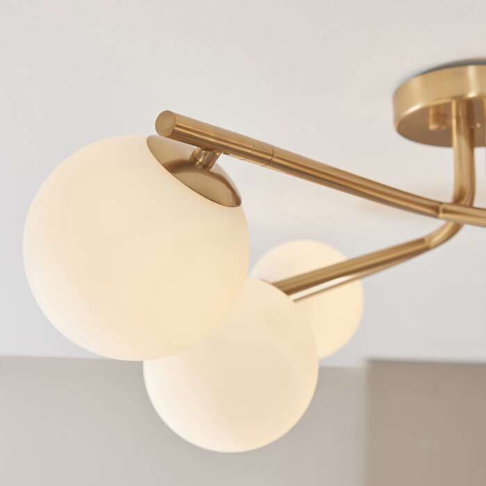 Maren - Mid Century Ceiling Semi Flush Light - Semi Flush