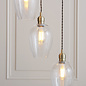 Una - Staircase Light - 7 Light Cascading Pendant - Antique Brass